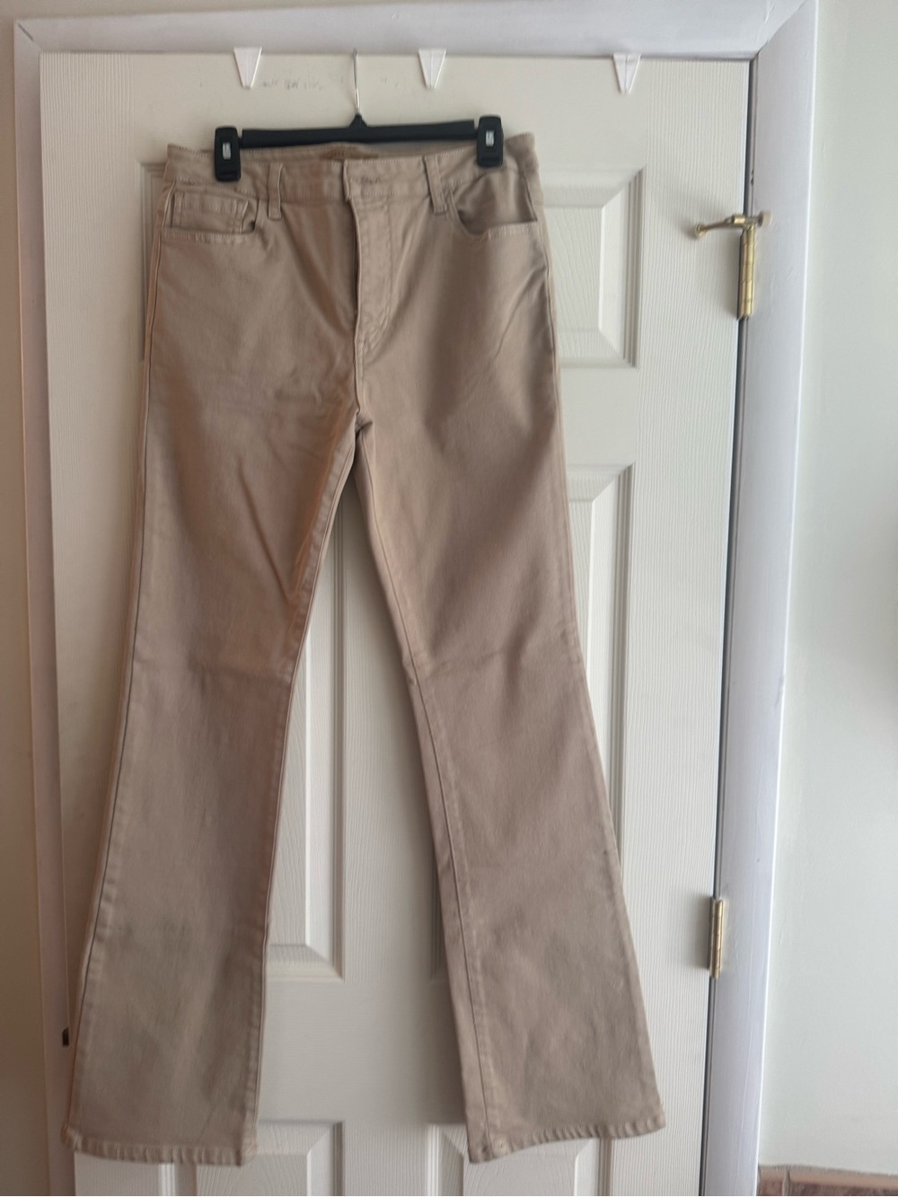 Ivonne Denim Beige Midrise Pants